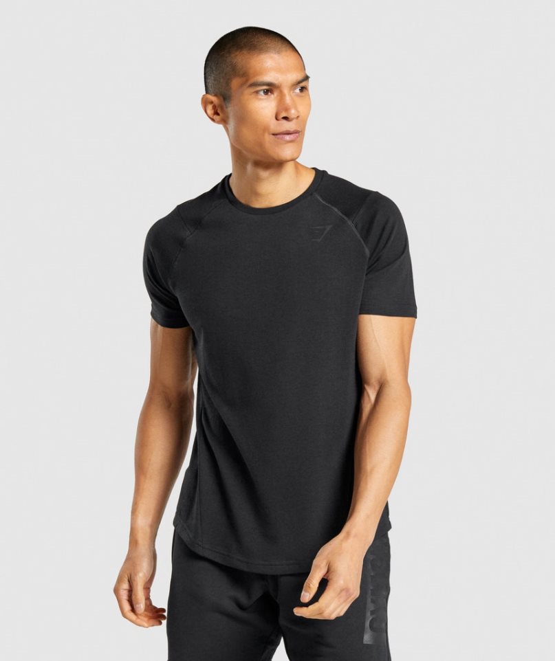 Men's Gymshark Bold T-Shirts Black | CA N53061